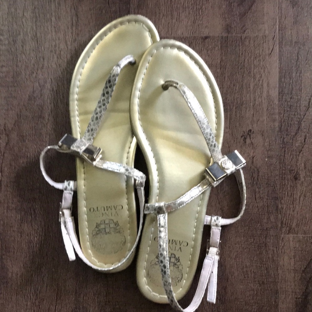 Gold sandals